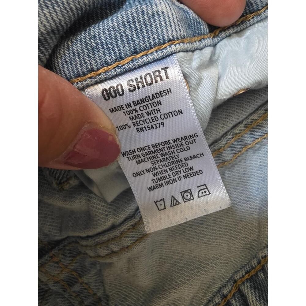 Aéropostale Low Rise Baggy Jeans Light Wash Y2K Skater 000 Short - Picture 5 of 6